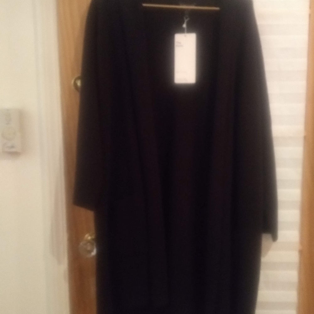 Eileen Fisher "The Coat" or long Cardigan sweater